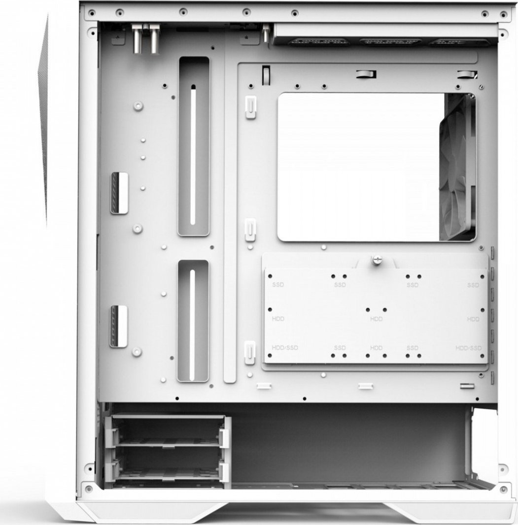Kasë Zalman Z9 Iceberg ARGB, e bardhë, Midi Tower