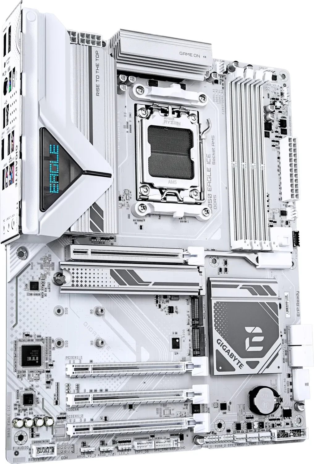 Motherboard GIGABYTE B850 EAGLE ICE, AMD Ryzen 9000, DDR5, 2.5 GbE