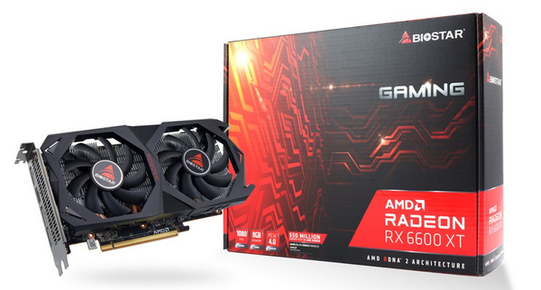 Kartelë grafike Biostar Radeon RX 6600 XT, 8GB GDDR6