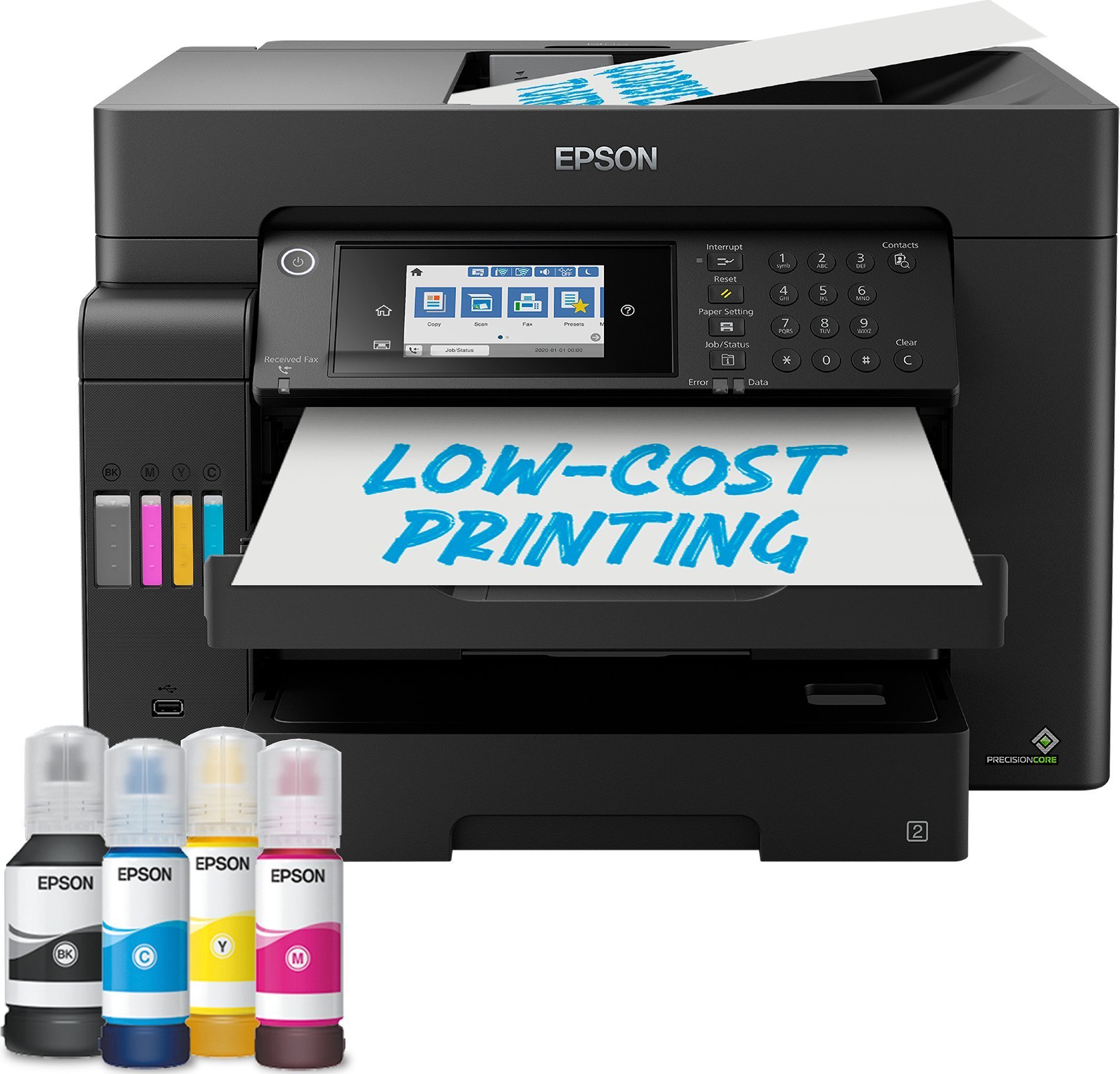 Printer multifunksional Epson EcoTank ET-16655, inkjet A3, 4800 x 1200 DPI, Wi-Fi