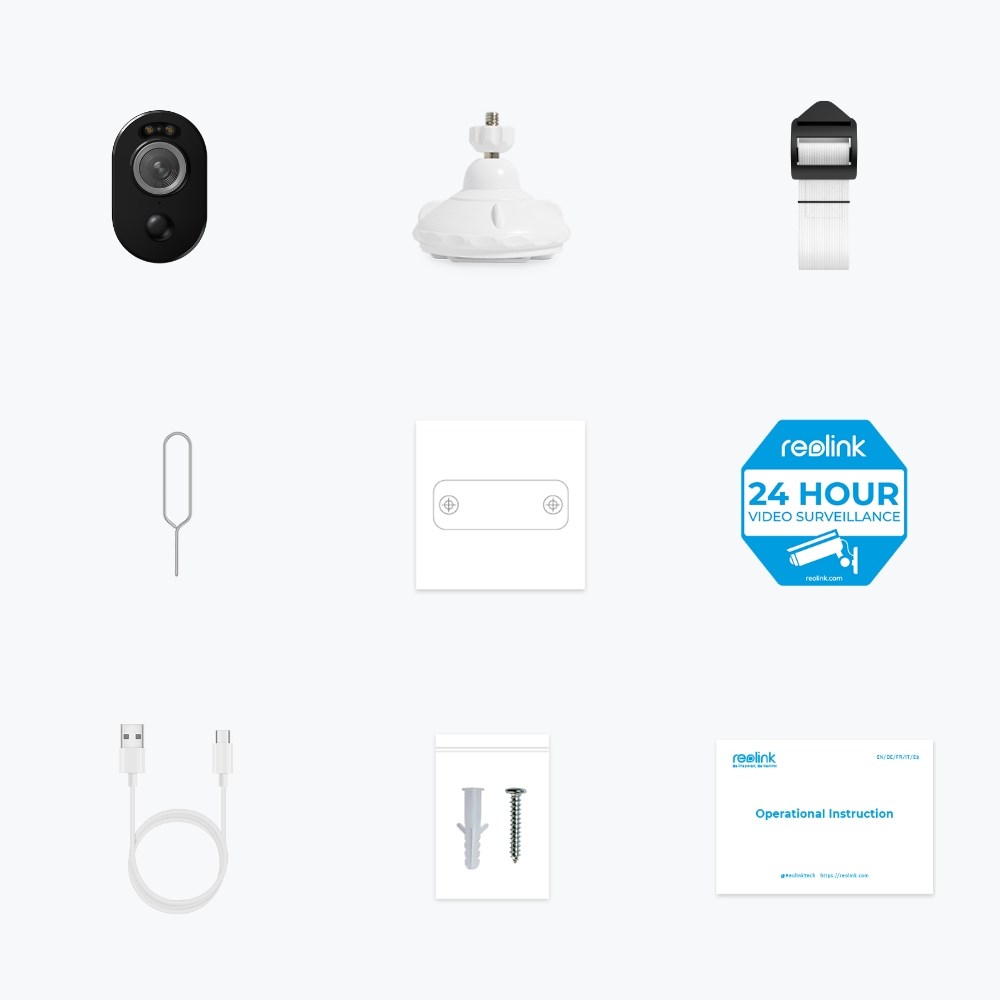 Kamerë IP Reolink Argus Series B330, 5MP, e bardhë