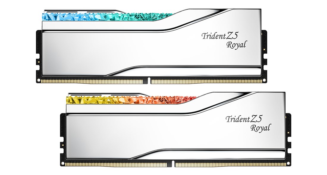 Memorie G.SKILL Trident Z5 Royal Neo, 32GB DDR5, 6000MHz, e argjendtë