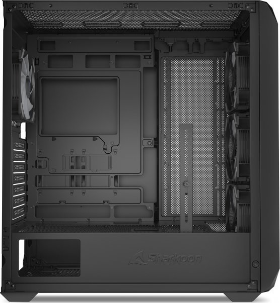 Kasa PC Sharkoon AK3 RGB, ATX, xham i temperuar, e zezë