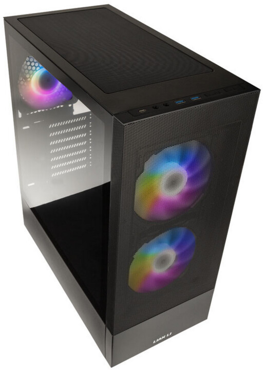 Kasë kompjuteri LIAN-LI LANCOOL 205 Mesh C, Tempered Glass, e zezë