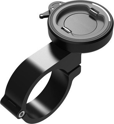 Mbajtës telefoni universal për biçikletë dhe motoçikletë, montim në timon, rrotullues 360°, i zi