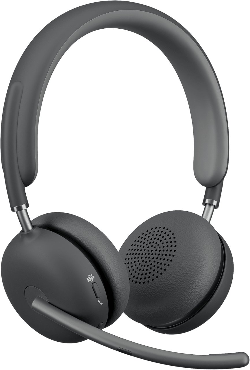 Kufje pa tela Logitech Zone Wireless 2, Bluetooth 5.2, për biznes, grafit