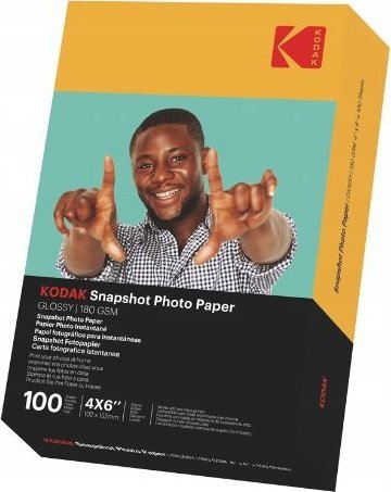 Letër fotografike Kodak Instant Photo Paper, 10.2 x 15.2 cm, 180gsm, me shkëlqim