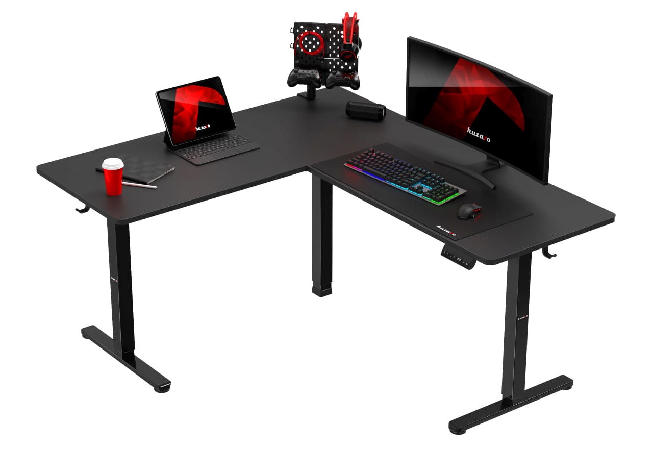 Tavolinë Huzaro Hero 9.5, 160x60 cm, e zezë