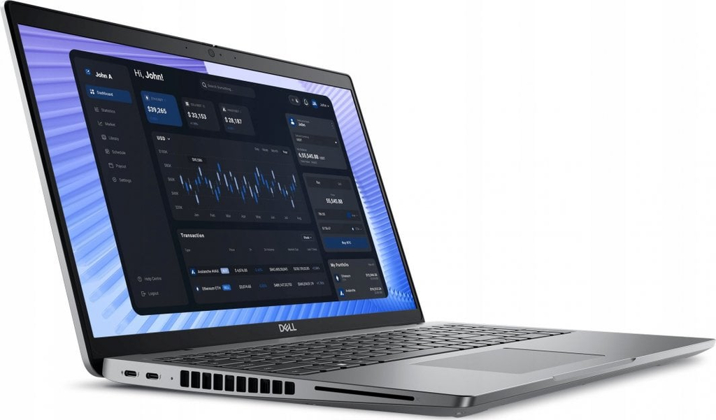 Laptop Dell Precision 3590, 15.6", Intel Core Ultra 5 125H, 16GB RAM, 512GB SSD,Gri