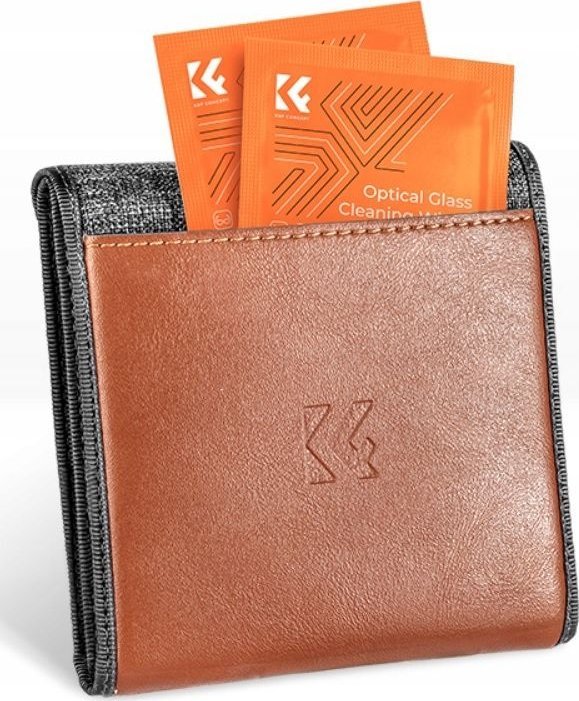 Etui për filtra fotografikë K&amp;F Concept KF13.139, deri 3 filtra, 37mm deri 62mm, e zezë