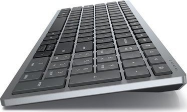 Tastierë wireless Dell KB740, 2.4 GHz dhe Bluetooth 5.0, layout RU, gri titan