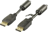 Kabllo Deltaco DisplayPort - DisplayPort DP-1050, 5m, e zezë