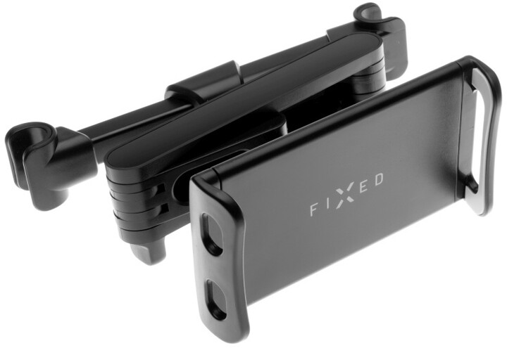 FIXED универзален држач Tab Passenger 2 за таблет, за потпирач за глава, прилагодлива рака, црна