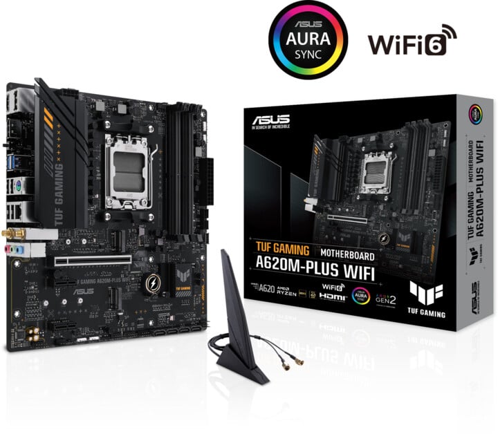 Pllakë amë ASUS TUF GAMING A620M-PLUS WIFI - AMD A620