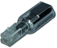 Përshtatës telefoni MediaRange Anti Twist, për marrës me fole, blu