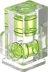 Nivelues për kamerë Manfrotto 337, 2 boshte, double bubble, i zi