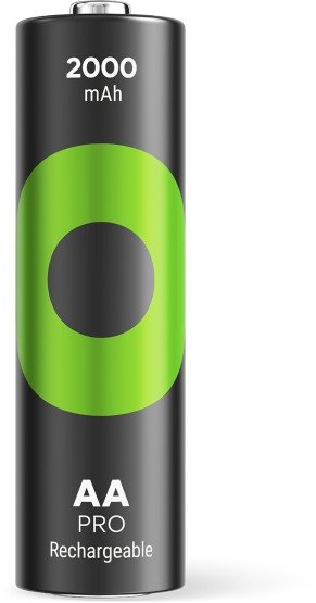 Bateri të rikarikueshme GP ReCyko Pro AA, 2000mAh, NiMH, të zeza
