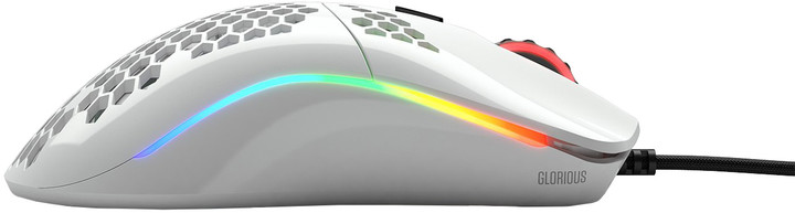 Maus Glorious Model O, i bardhë me shkëlqim