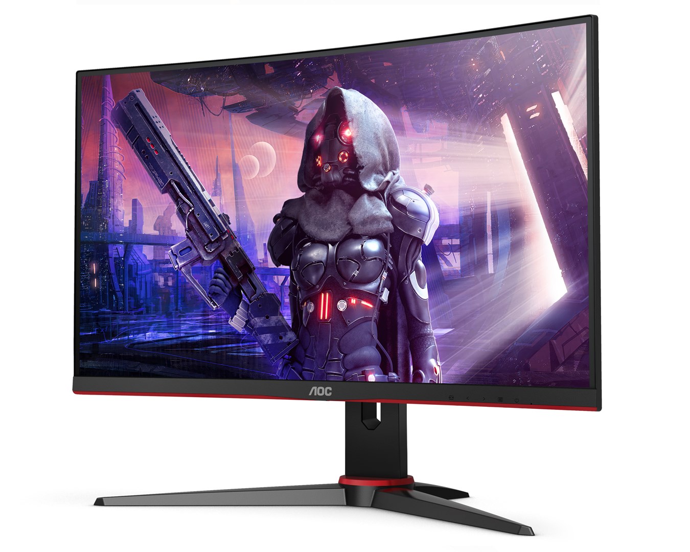 Monitor AOC C24G2AE/BK, 23.6", 1920 x 1080, Full HD, 165 Hz, i zi