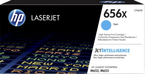 Тонер HP 656X CF461X, цијан, оригинален