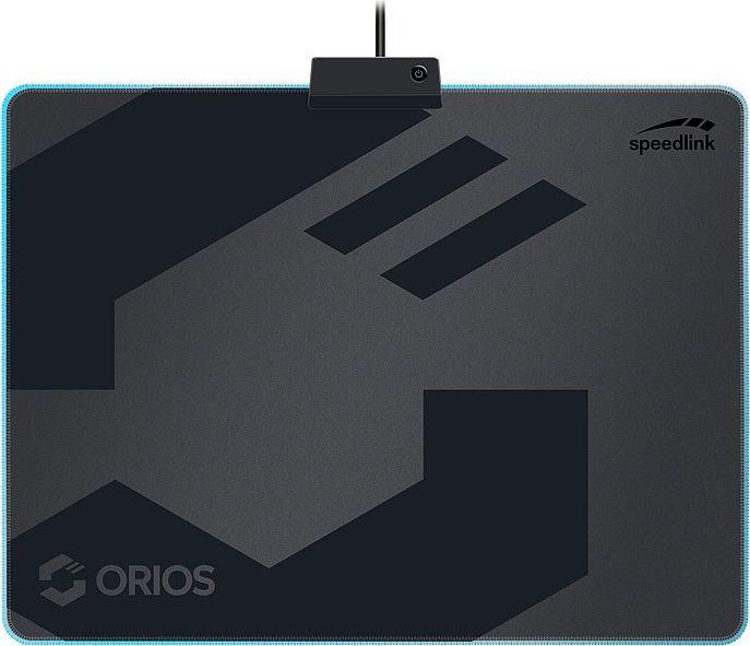 Mousepad gaming Speedlink Orios, LED, soft, i zi gri