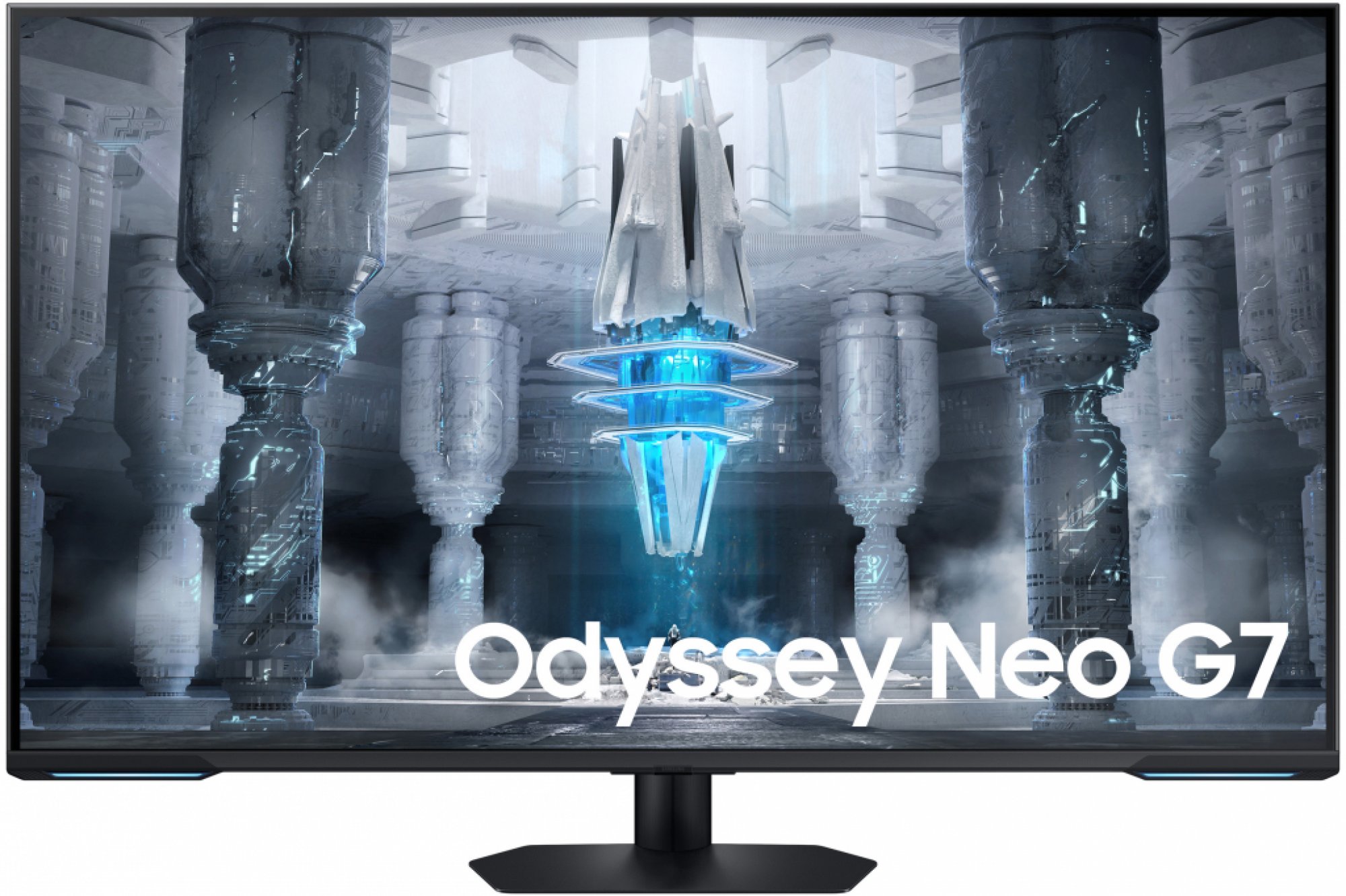 Monitor Samsung Odyssey G7 Odyssey Neo, 43", VA, 4K UHD, 144Hz, i zi / bardhë