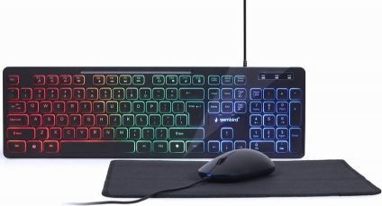 Set tastierë dhe maus Gembird KBS - UML - 01, të zeza