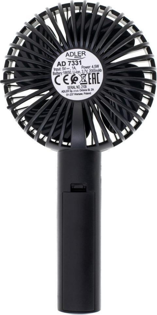 Flladitëse USB Adler Mini 9cm / 3.5 ”. e zezë