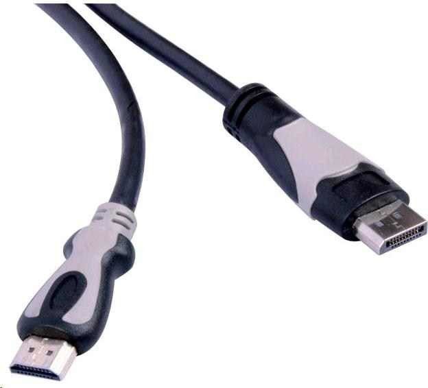 Kabllo PremiumCord DisplayPort në HDMI, 1m, e zezë