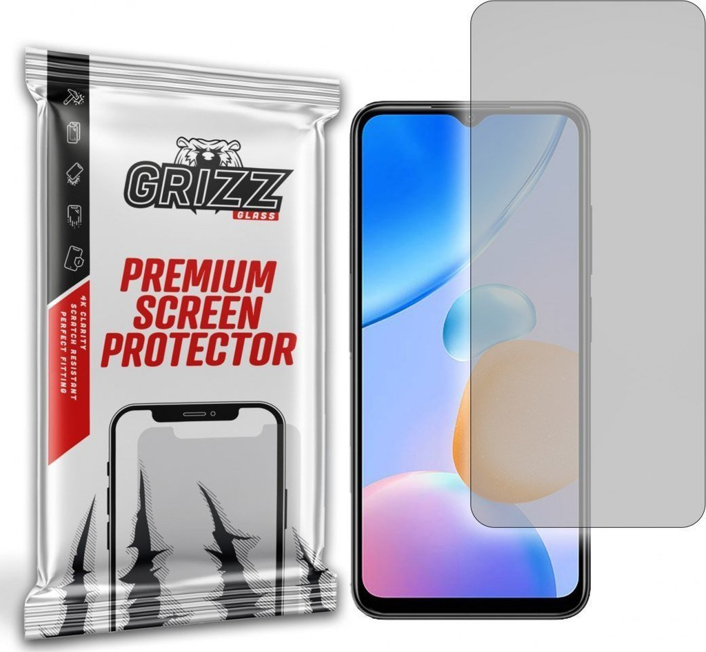 Fletë mbrojtëse matte GrizzGlass për Xiaomi Redmi 11 Prime, kundër gërvishtjeve, rezistente, transparente