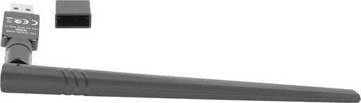 Мрежна картичка Lanberg NC-0300-WIE, USB 2.0, црна