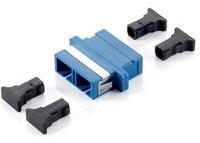 Adaptues fibër optike Equip SC, single mode, duplex, bezhë