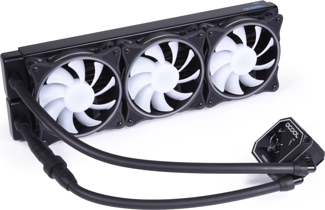 Ftohës uji për procesor Alphacool Eisbaer LT360 Aurora HPE, radiator 360mm, 3x 120mm, me RGB