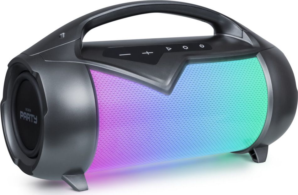 Altoparlant Bluetooth Bigben PARTYBTIPLITE, 5W, rezistent ndaj spërkatjeve, i zi