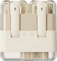Kufje wireless Monster XKT12, Bluetooth 5.3, 24 orë bateri, bezhë