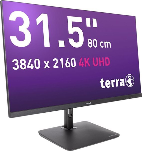Monitor TERRA 3030234, 31.5", 4K Ultra HD, i zi