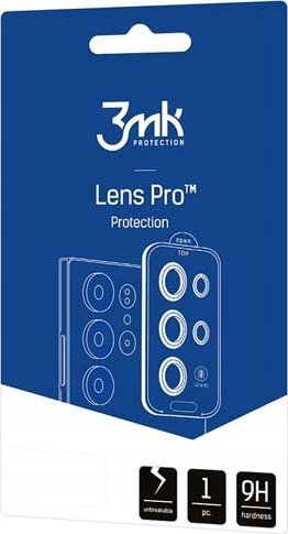 Xham mbrojtës për kamera 3mk Lens Protection Pro, për Samsung Galaxy A25 5G, i zi