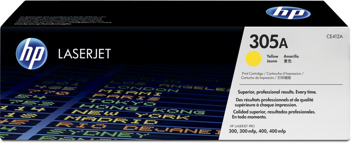 Toner HP CE412A, i verdhë