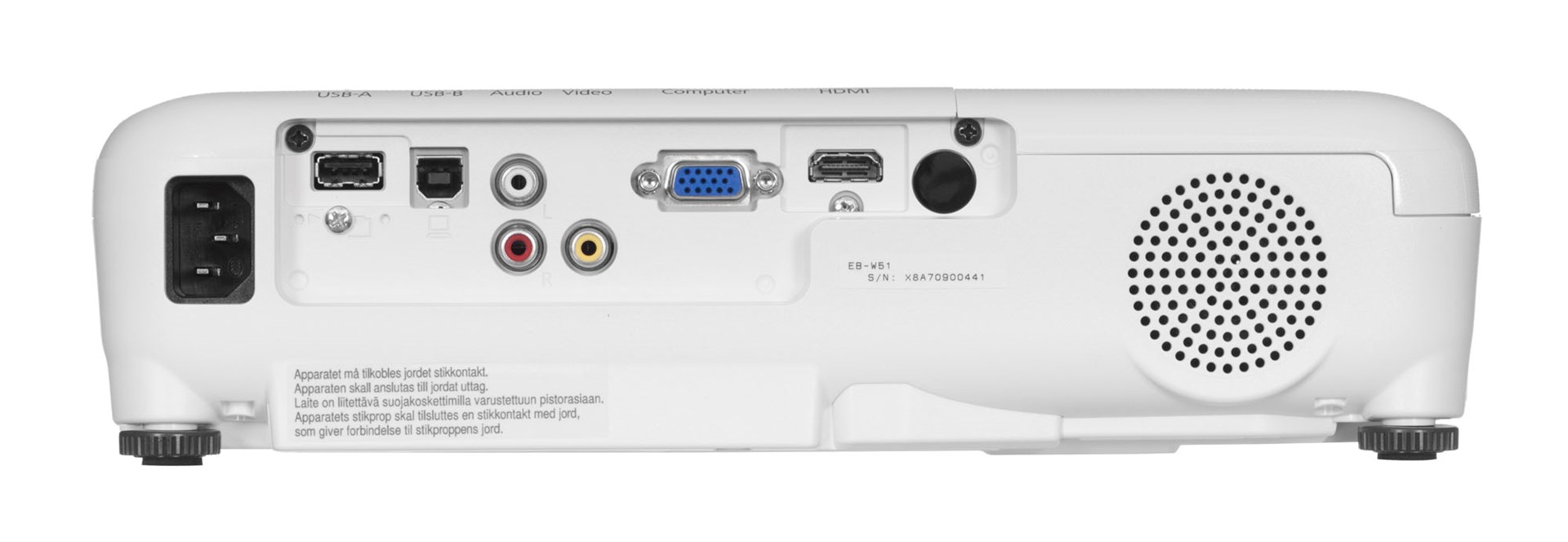 Projektor EPSON EB-W51, WXGA, 4000 Lumens, i bardhë