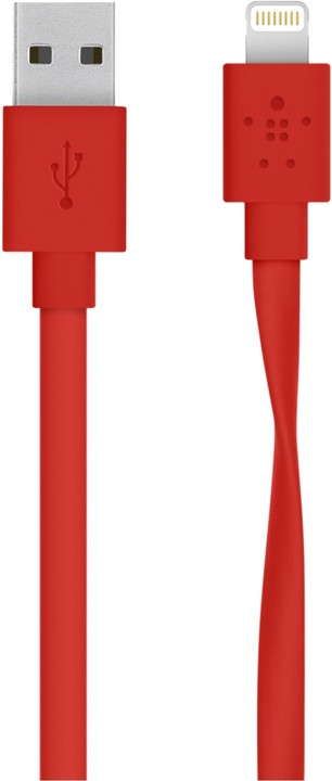Кабел Belkin MIXIT Lightning, 1.2 м, црвен
