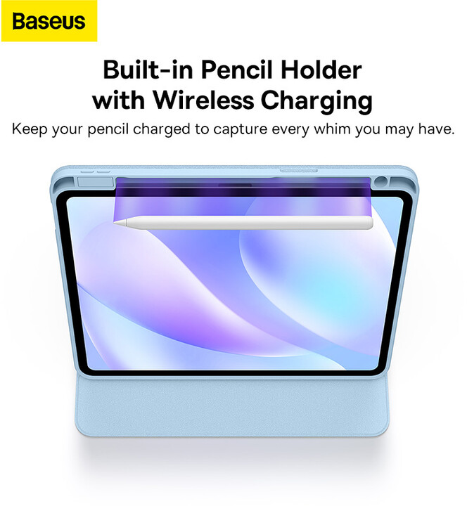 Këllëf magnetik Baseus Minimalist Series për Apple iPad 10.9", i hirtë