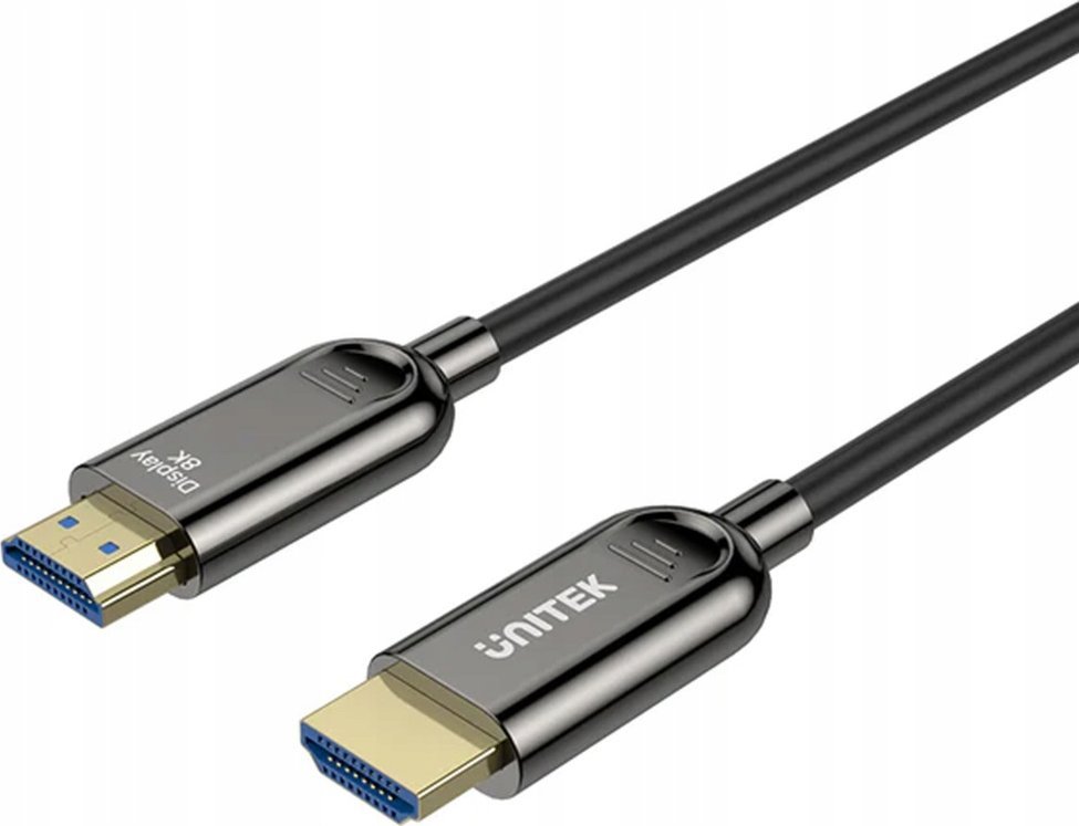 Kabllo optike HDMI UNITEK C11085GY01, HDMI 2.1, 2m, e zezë