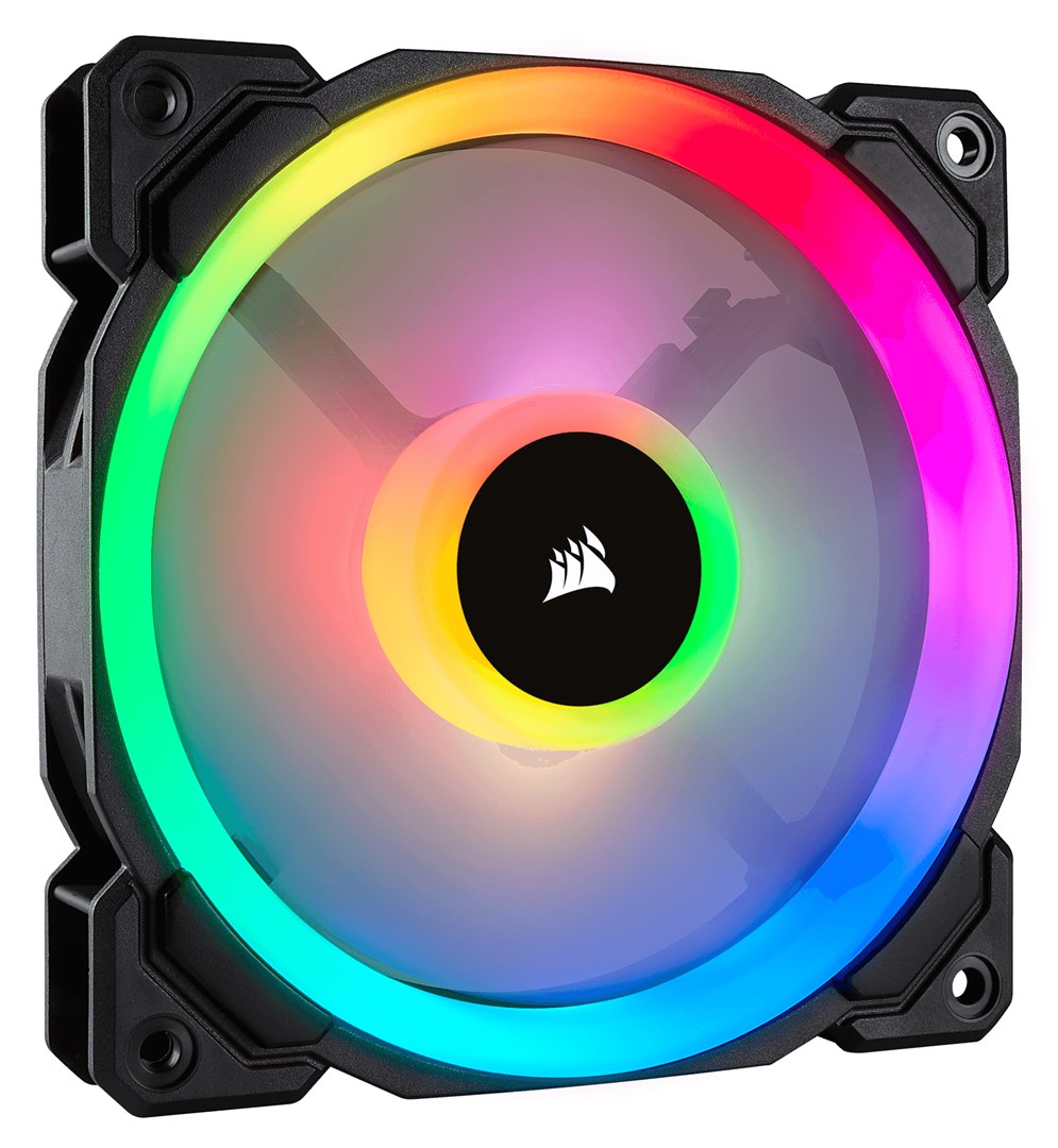 Ftohës Corsair LL120 RGB, 12 cm, i zi / i bardhë