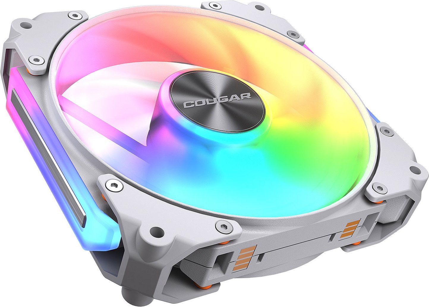 Ventilator kase COUGAR Apolar 120 ARGB, 120mm, set 3 copë, i bardhë