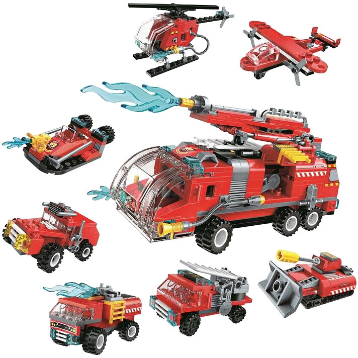 Set ndërtimi Qman - Water Cannon Fire Truck (1805)
