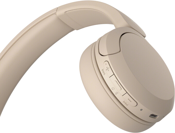 Kufje Sony WH-CH520, bezhë
