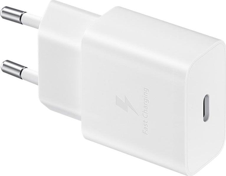 Патнички полнач Samsung USB C 15W, бел