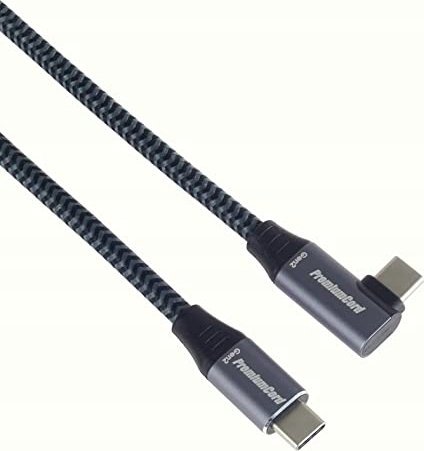 Kabllo USB PremiumCord ku31cu1, USB C në USB C, 1 m, e kuqe blu