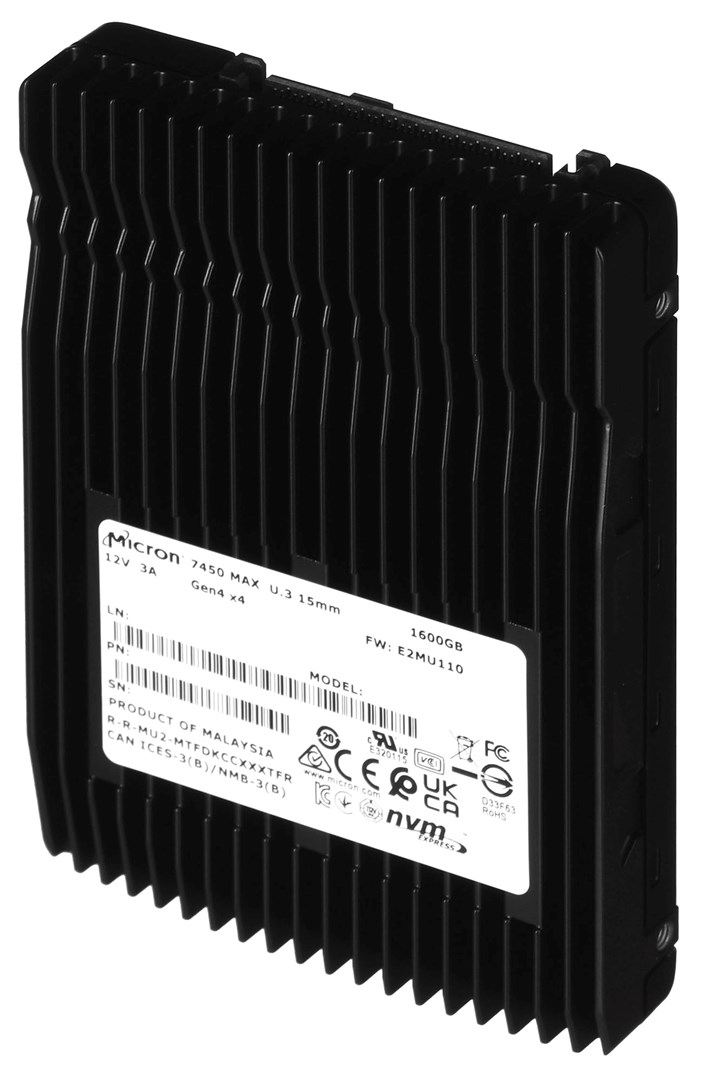 SSD диск Micron 7450 MAX, 1.6TB, U.3 PCIe