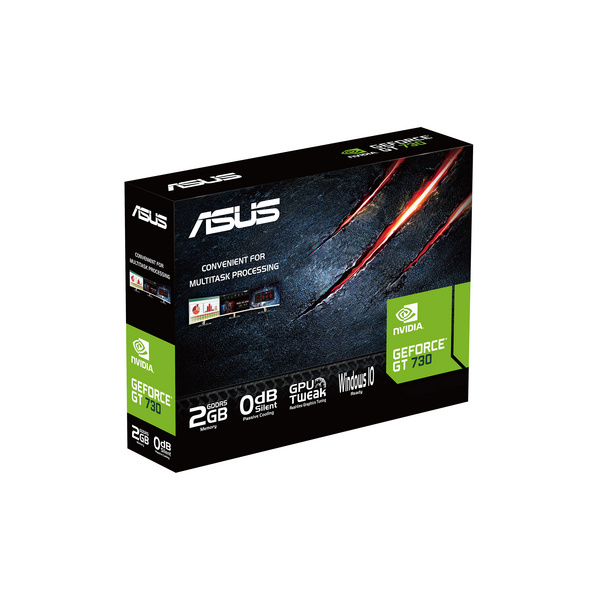 Kartelë grafike ASUS NVIDIA GeForce GT 730 (GT730-SL-2GD5-BRK-E), 2GB GDDR5
